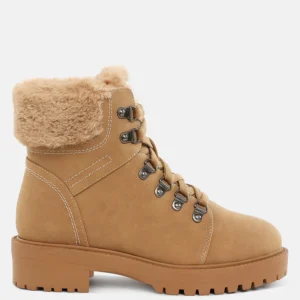 Women Faux Fur Collar Ankle Boots